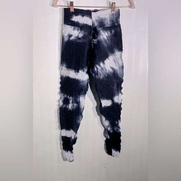 Booty By Brabants CROCO SKIN LEGGINGS Tie Dyed OS one size - Picture 2 of 6